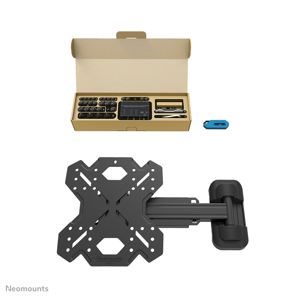 Neomounts WL40S-840BL12 Support pour écran mural 32-55" - orientable - installation rapide